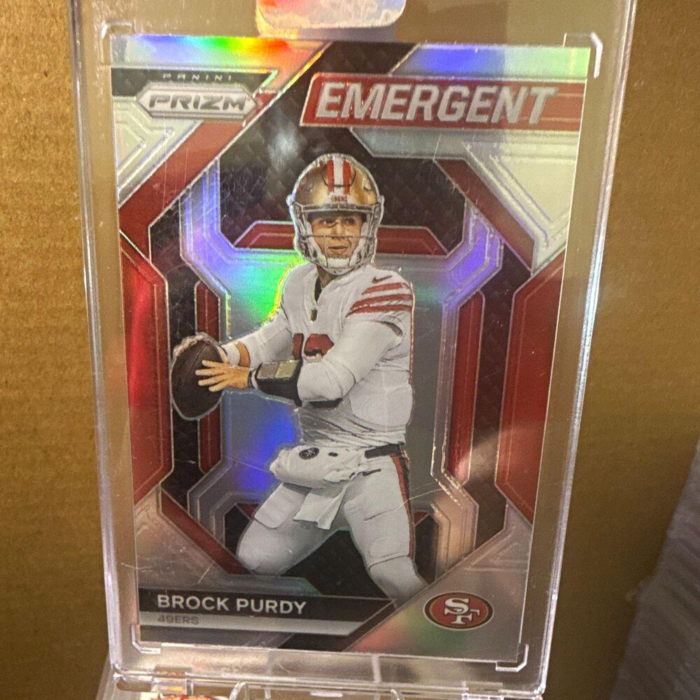 2023 Panini Prizm Football Brock Purdy Emergent Insert #H-2 49ers